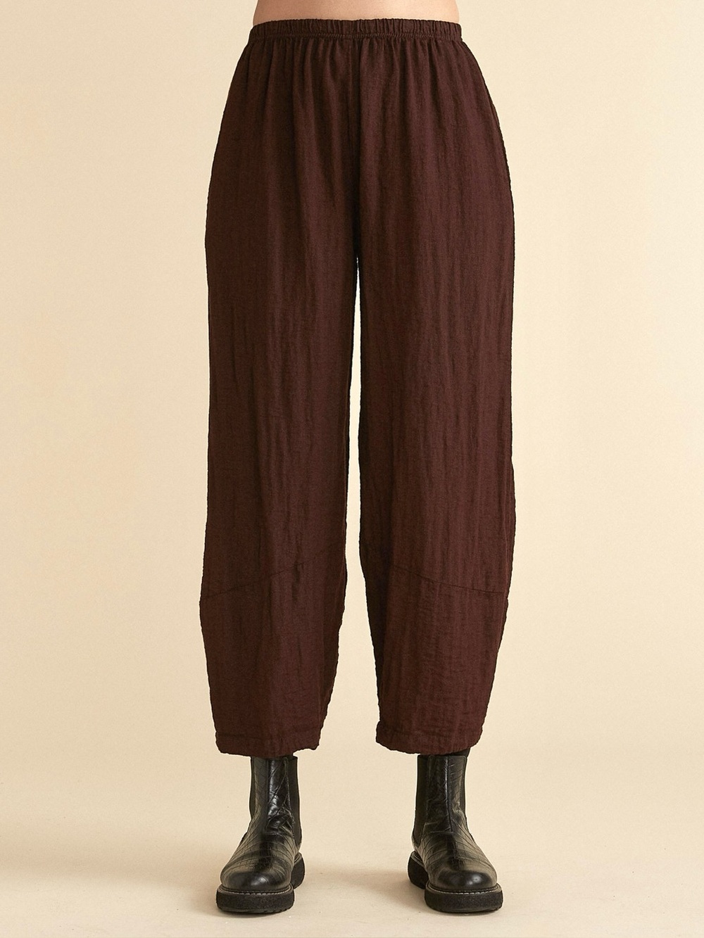Cut Loose Crinkle Lantern Pants Women’s Size XL Lightweight Lagenlook Pull On